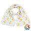 cute design soft christmas deer print pom pom tassel scarf for kids