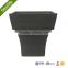 black square plastic flower pots