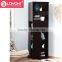 2016 new deign wooden revolving book rack display mdf wood Revolving Bookcase