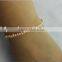 3-4mm pink baroque freshwater pearl bracelet