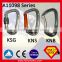 With CE & UIAA Rock Climbing Mountaineer	Aluminum Carabiner For Rescue