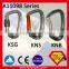 Bent Gate Rock Climbing Mountaineer Aluminum Carabiner With CE & UIAA