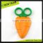 SC022A 3-1/4" carrot shape PP handle school scissors with magnetic