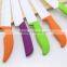 Colourful Ceramic knives with Rubber Handle