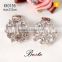 Removable crystal rhinestone shoe clip accessories for heel shoes
