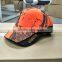 Wholesale Custom Baseball Cap Orange Camo Cap Landscape Painting Hat