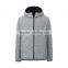 100% cotton shell polar fleece lining mens hoody sweatshirt zipper up hoodies