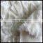 High Quality Artificial Rabbit Fur Pattern White Soft Fake Fur
