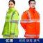 Hi-Vis Fluorescent Orange Cotton-Padded Clothes With Hats Reflective Safety For Winter
