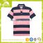 Zebra-stripe polo t shirt manufacturer