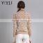 customized winter women turtleneck jacquard knit pattern cashmere sweater