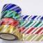 Foil Striped Washi Masking Decorative Tape