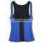 2015 Walson colorful high quality Sport latex girdle waist trainer cincher high quality vest thick shoulder girdle for women