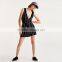 2017 hot sale V-neck short women cotton striped jumpsuit