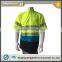Contrast Color Australia Safety Reflective 3M5510 Tape Wicking High Visibility Polo Shirt