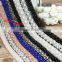 Handmade diy clothing collar accessories 1-3cm black white pearl decorative beaded lace trim