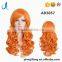 YIWU Perfect Lady Short Orange Cosplay Hair Wig