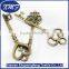 Key Shape Metal Necklace Pendant,Metal Key Pendant