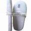 Hotel slippers disposable velour slipper with customized embroidering logo