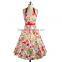 Onen Halter neck backless belted mini printing drape spaghetti strap wrap women beauty clothing dresses