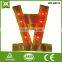 factory /manufacturer made flashing rechargable battery high visibility LED lights clothing