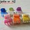 Flower Colors Small Mini Plastic shining powdeHair Claw Clips For Girls Big Brand shining powd er Cellulose Clamp Jewelry