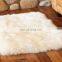 Factory wholesale square and round sheep skin rug