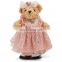 Pretty Bride Ballet Teddy Bear Plush Toy With Dress Custom Cute Wedding Ballerina Soft Plush Toy Stuffed Bear