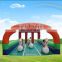 High quality 3 Lane inflatable horse racing,Outdoor sport games inflatable fun derby for kids