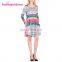 2017 Fashion Reindeer Snowflake Christmas Print Long Sleeve Fashion Women Party Dress
