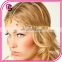 2017 new fashion design leaf chain headpiece bridal headband accessories