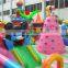 Hot sale commercial grade PVC Tarpaulin brand new FU-052 inflatable kids fun city in stock