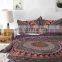 Hippie Indian Ombre Mandala Doona Duvet Cover Blanket Bedding Set With Pillow Cover Decor