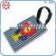 Custom logo bulk rubber luggage tag with 3d mold