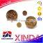 Factory wholesale custom engraved metal garment buttons