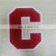 Custom chenille letter patches,chenille logo patch for clothing