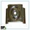 Powder coated Warning steel bollard