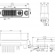 DVI24+5P FEMALE DIP 180°