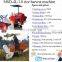 Farm machinery small combine harvester /rice/wheat small combined harvester