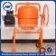 mini used portable concrete mixer with plastic drum