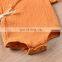 Linen Cotton Fabric Jumpsuits Mustard Clothes Linen Baby Romper
