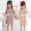 2020 girls net gauze skirt printed small dot dress