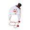 Christmas Hat Christmas tree hat decoration adult children's  flannel cloth long rope cartoon snowman elk hat