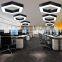 Modern Hanging Light With Hexagon Shade Office Pendant Light Fixture for Home Decor