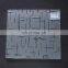 frosted patterned glass /acid eched patterned glass