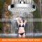 6 inch rainfall high pressure full chrome luxury shower head