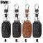 3 Button Leather Car Remote Key Case Cover Protector Holder For Kia KX3 KX5 K3S RIO Ceed Cerato Optima K5 Sportage Sorento