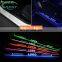 Acrylic LED Car Door Sills Scuff Plate Pedal For nissan np300 2018 Car Plates Guard Accessories
