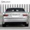 S8 body kits fit for AD A8 after 2015 year to S8 style  PP material with exhaust muffler