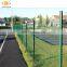 green pvc coated steel metal garden netting fencing 3d fence for outdoor